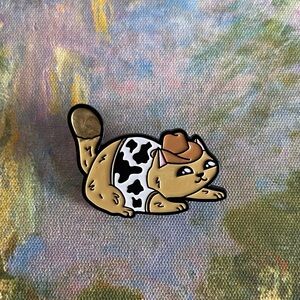 Cowboy Cat Enamel Pin